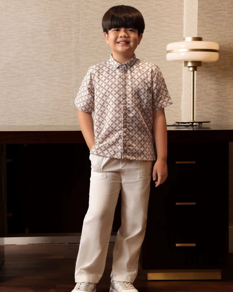 SANGGA SHIRT KIDS CHESTNUT - Image 2