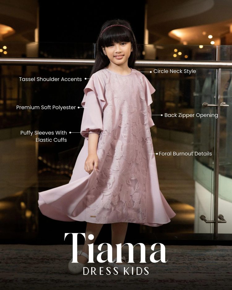 Tiama Dress Kids Rosy