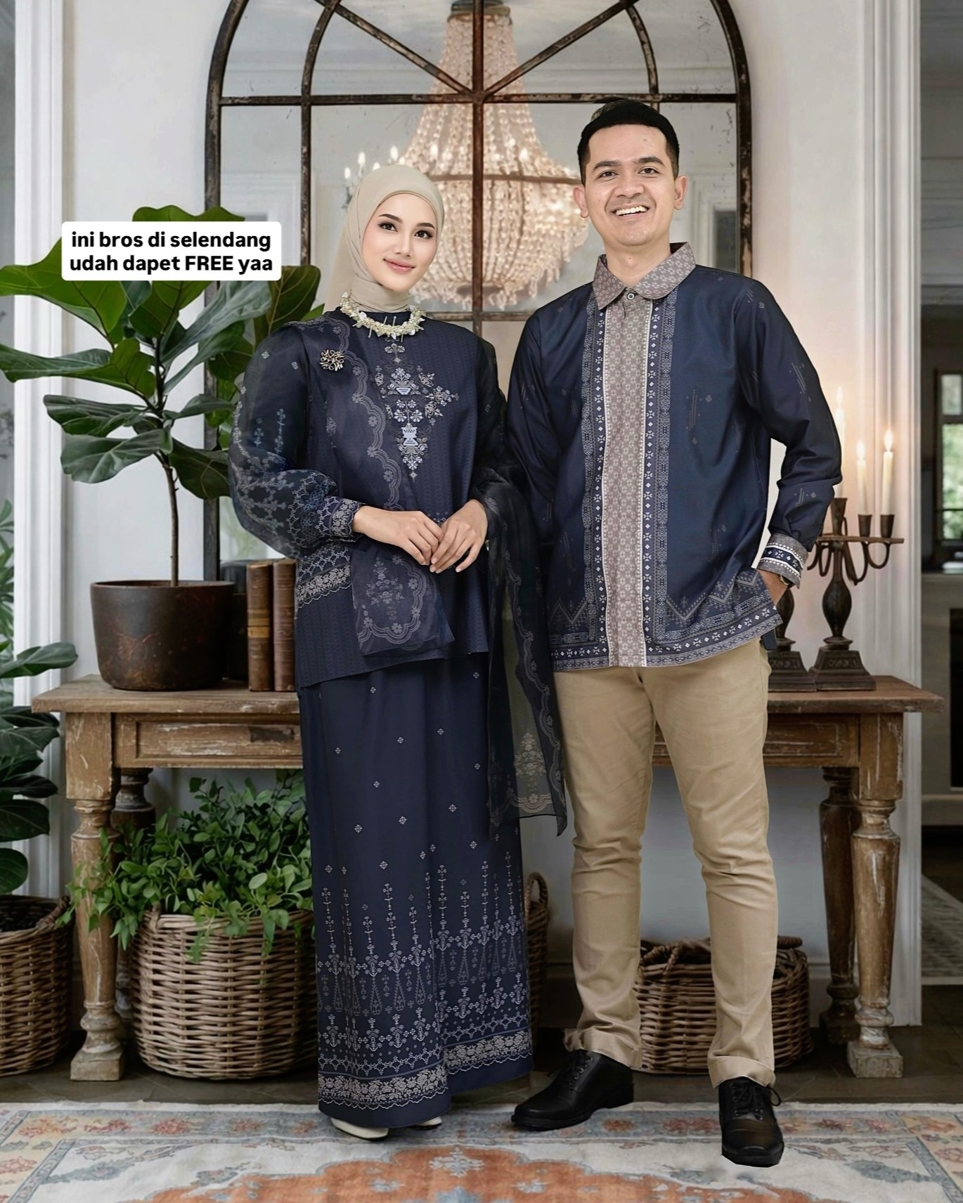 Kurung Raya Signature DeepNavy - Image 3