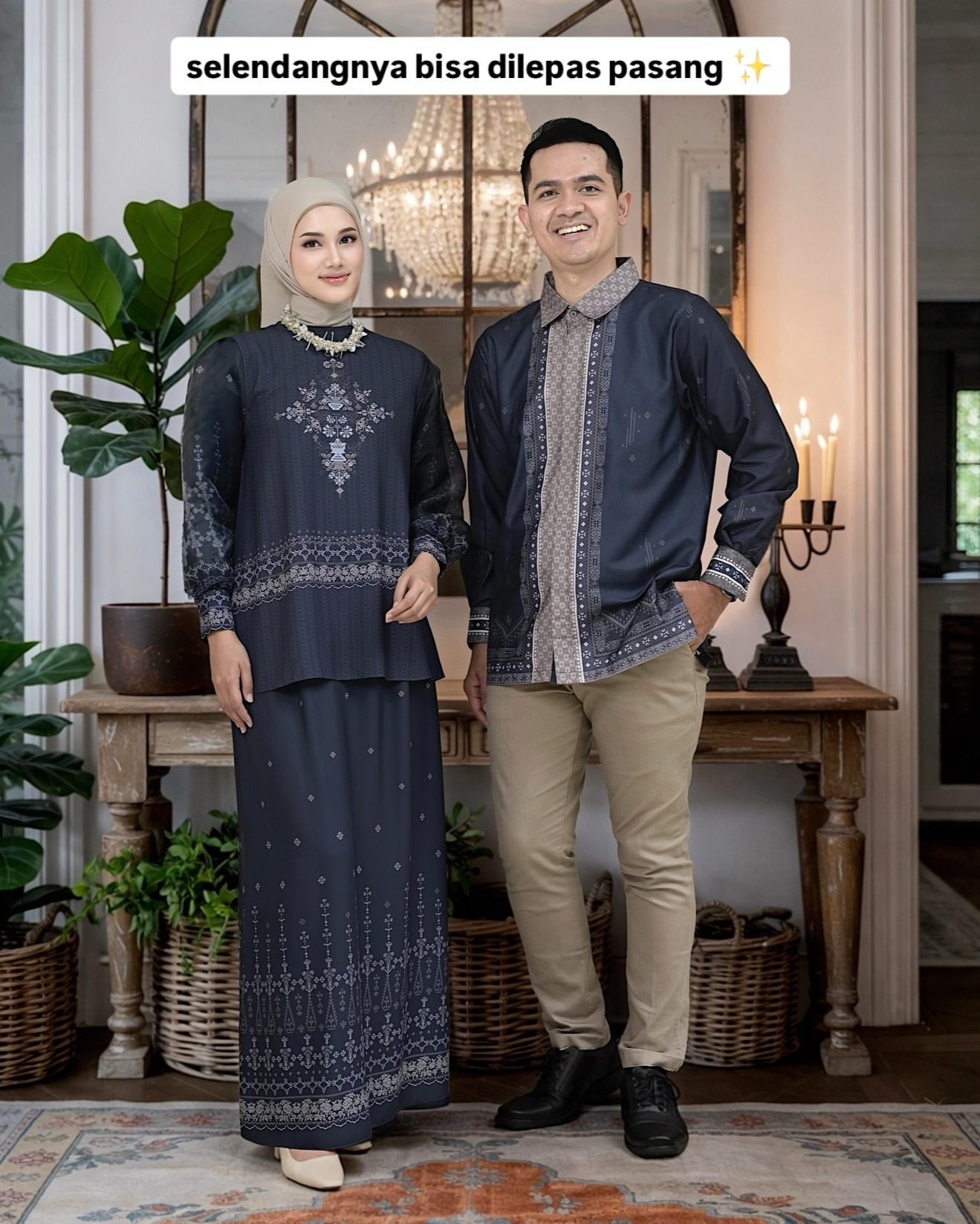 Kurung Raya Signature DeepNavy - Image 2
